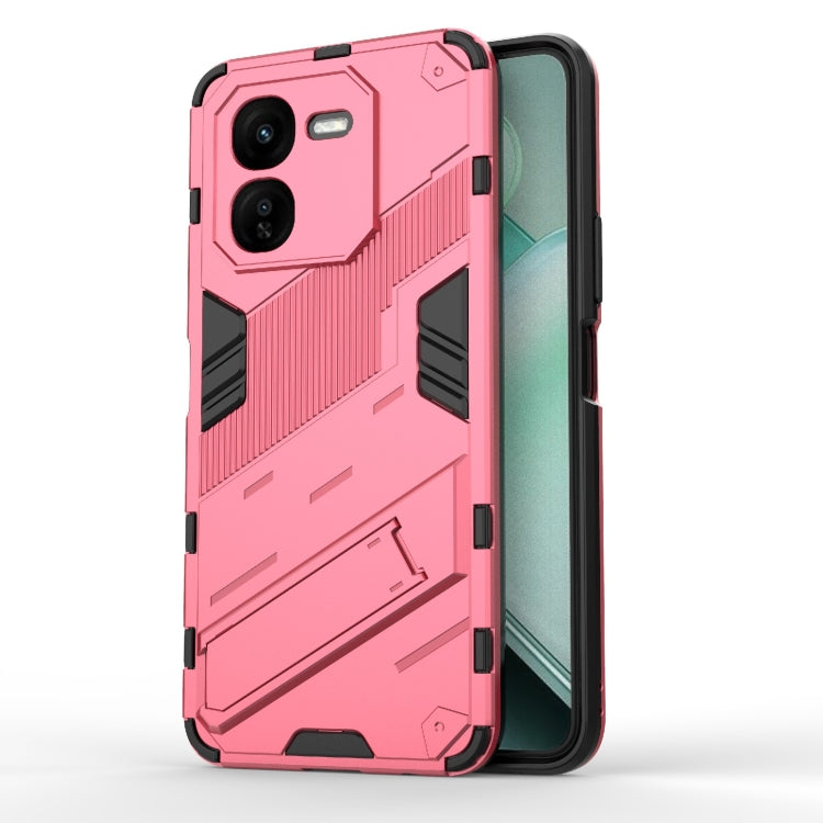 Punk Armor 2 in 1 PC + TPU Phone Case with Holder, For vivo iQOO Z9s 5G Global, For vivo V30e 5G Global, For vivo iQOO Z9X 5G