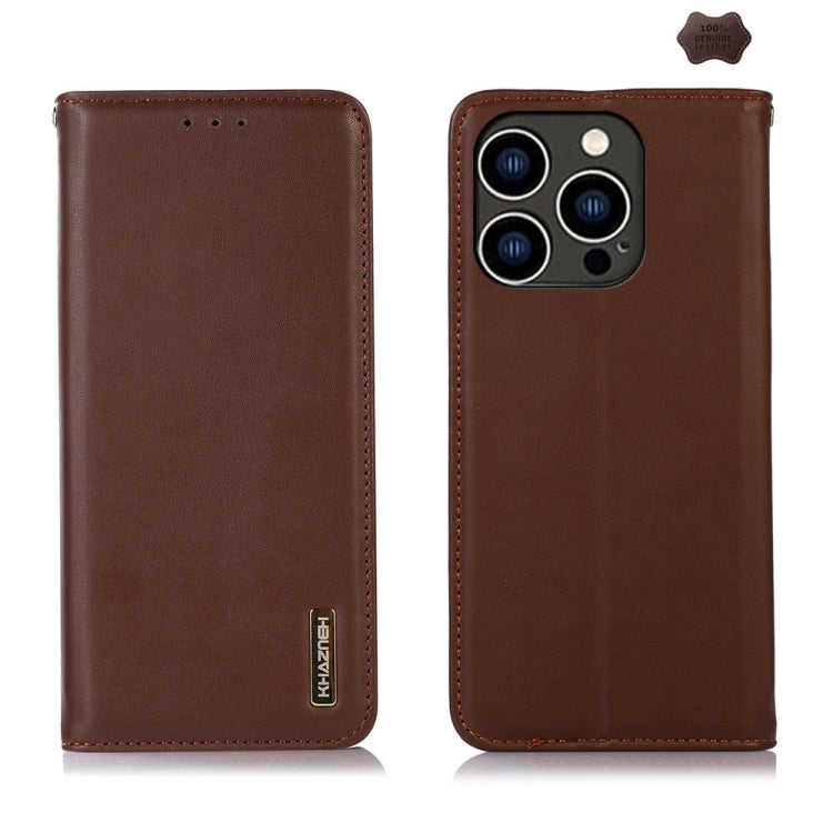 KHAZNEH Nappa Top Layer Cowhide Leather Phone Case, For iPhone 18 Pro / 17 Pro, For iPhone 17 Pro Max, For iPhone 16e / 17e, For iPhone 17 Pro, For iPhone 17, For iPhone Air, For iPhone 16e, For iPhone 16 Pro Max