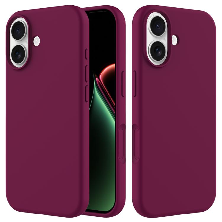 Solid Color Silicone Phone Case, For iPhone 17e / 16e, For iPhone 17