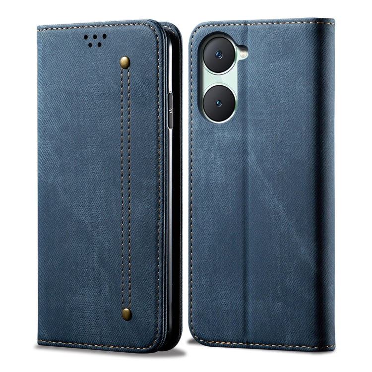 Denim Texture Flip Leather Phone Case