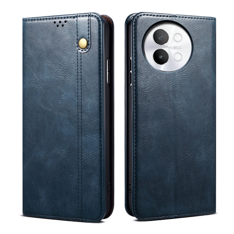 Oil Wax Crazy Horse Texture Leather Phone Case, For vivo V30E 5G Global, For vivo T3 / Y200E / Y100 IND, For vivo Y03 4G, For vivo iQOO Neo9 Pro / Neo9, For vivo S18 Pro, For vivo S18e