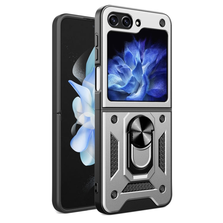Armor Magnetic Bracket TPU+PC Phone Case, For Samsung Galaxy Z Flip5