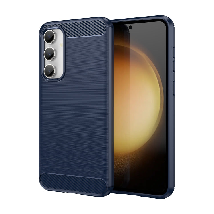 Brushed Texture Carbon Fiber TPU Phone Case, For Samsung Galaxy F54 5G, For Samsung Galaxy A05, For Samsung Galaxy A25 5G, For Samsung Galaxy S23 FE
