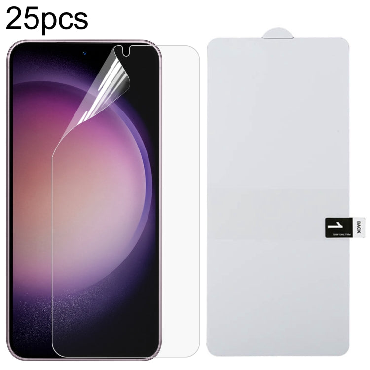 25pcs Full Screen Protector Explosion-proof Hydrogel Film, For Galaxy S26 FE 5G, For Galaxy F07e 4G, For Samsung Galaxy M17e 5G, For Samsung Galaxy M07 4G, For Samsung Galaxy F17 5G, For Samsung Galaxy A57, For Samsung Galaxy A37, For Samsung Galaxy A2...