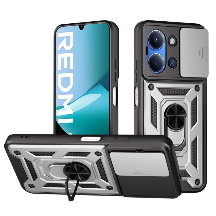Sliding Camera Cover Design TPU+PC Phone Case, For OnePlus Nord 6 5G, For OnePlus 15R, For OnePlus 15