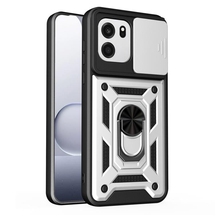 Sliding Camera Cover Design TPU+PC Phone Case, For OnePlus N6x 5G, For OnePlus Nord 6 5G, For OnePlus Turbo 6 / Turbo 6V 5G