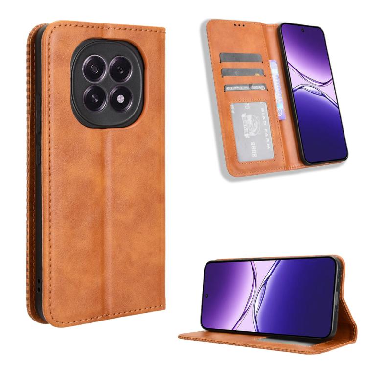 Magnetic Buckle Retro Texture Leather Phone Case, For OPPO K13 5G, For OPPO Find X8s+ 5G, For OPPO Find X8s 5G, For OPPO Find X8 Ultra 5G, For OPPO F29 Pro 5G, For OPPO F29 5G Global