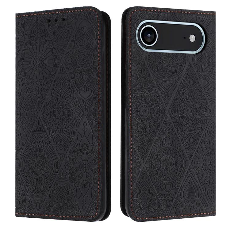 Ethnic Embossed Adsorption Leather Phone Case