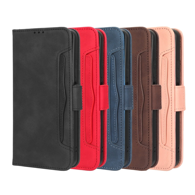 Skin Feel Calf Texture Card Slots Leather Phone Case, For iPhone 15