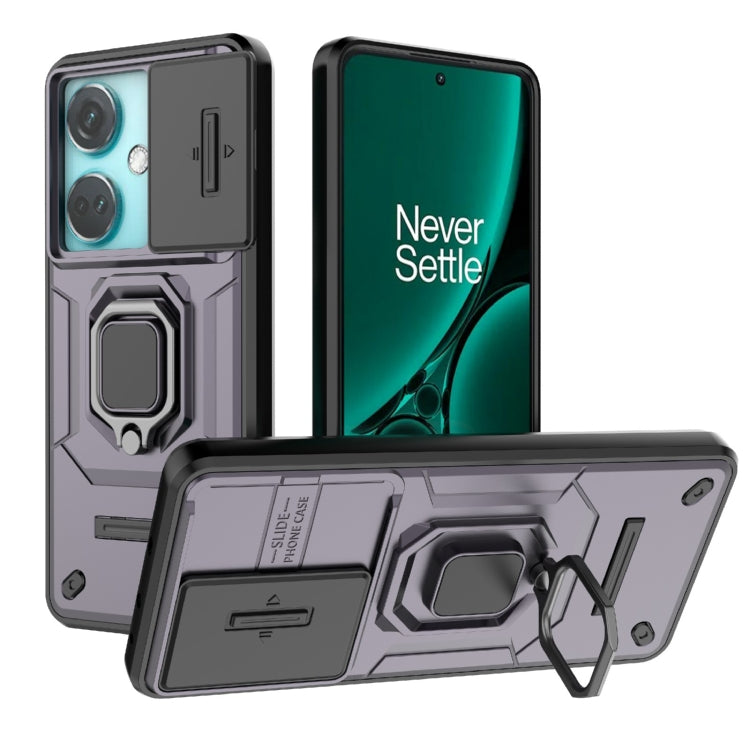 Sliding Camshield TPU + PC Shockproof Phone Case with Holder