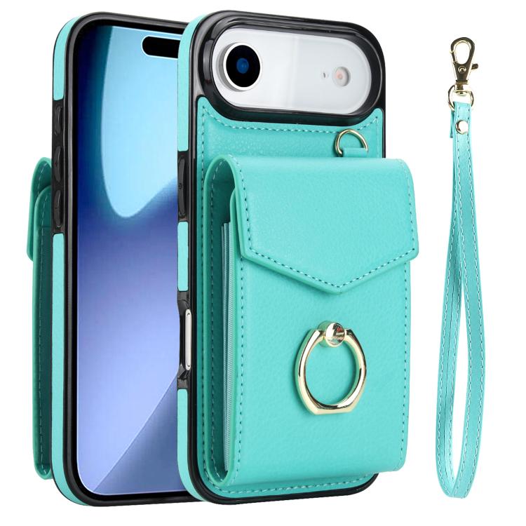 Ring Holder RFID Card Slot Phone Case, For iPhone 17 Pro Max, For iPhone 17 Pro, For iPhone 17, For iPhone Air