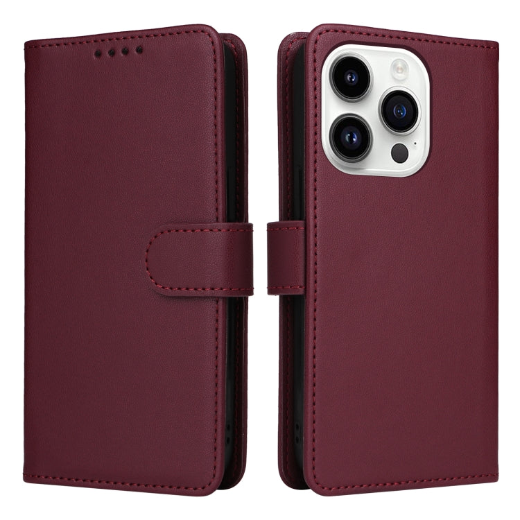 BETOPNICE BN-005 2 in 1 Detachable Imitate Genuine Leather Phone Case, For iPhone 15, For iPhone 14 Plus, For iPhone 13 / 14, For iPhone 14 Pro