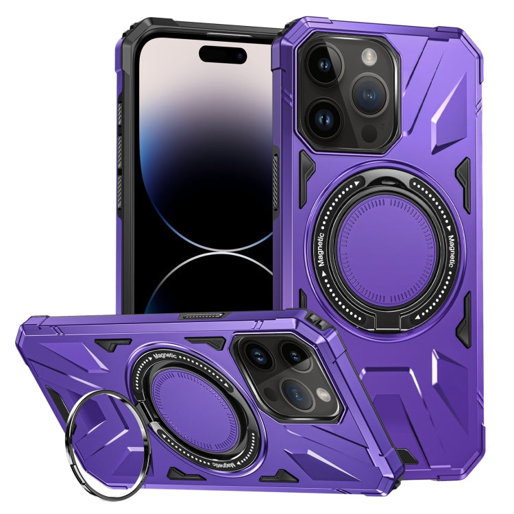 MagSafe Magnetic Shockproof Phone Case with Ring Holder, For iPhone 14 Plus, For iPhone 14/13, For iPhone 14 Pro