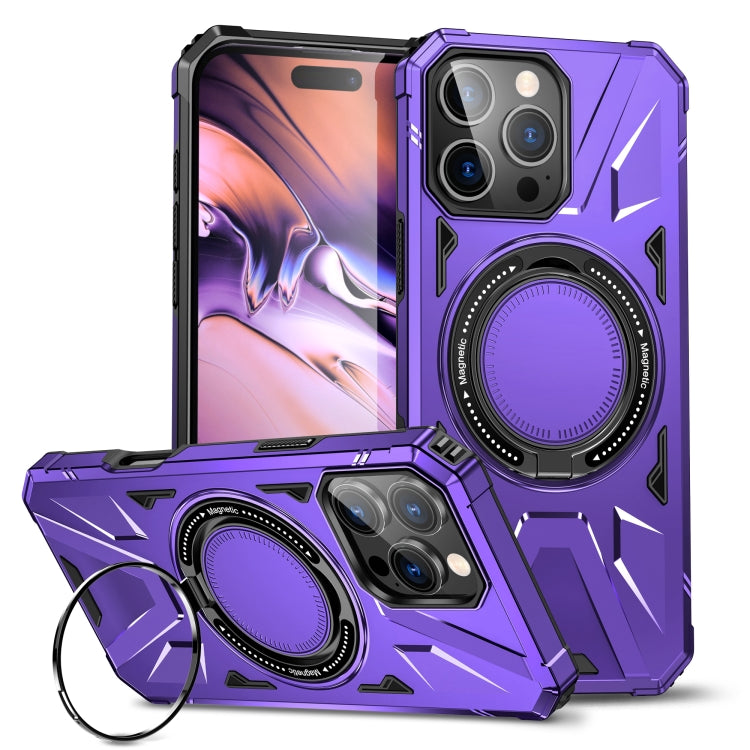 MagSafe Magnetic Shockproof Phone Case with Ring Holder, For iPhone Air, For iPhone 16 Pro Max, For iPhone 16 Pro