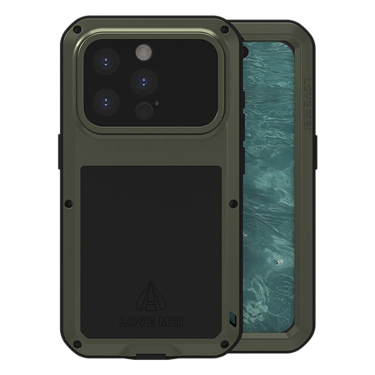 LOVE MEI Metal Shockproof Life Waterproof Dustproof Phone Case