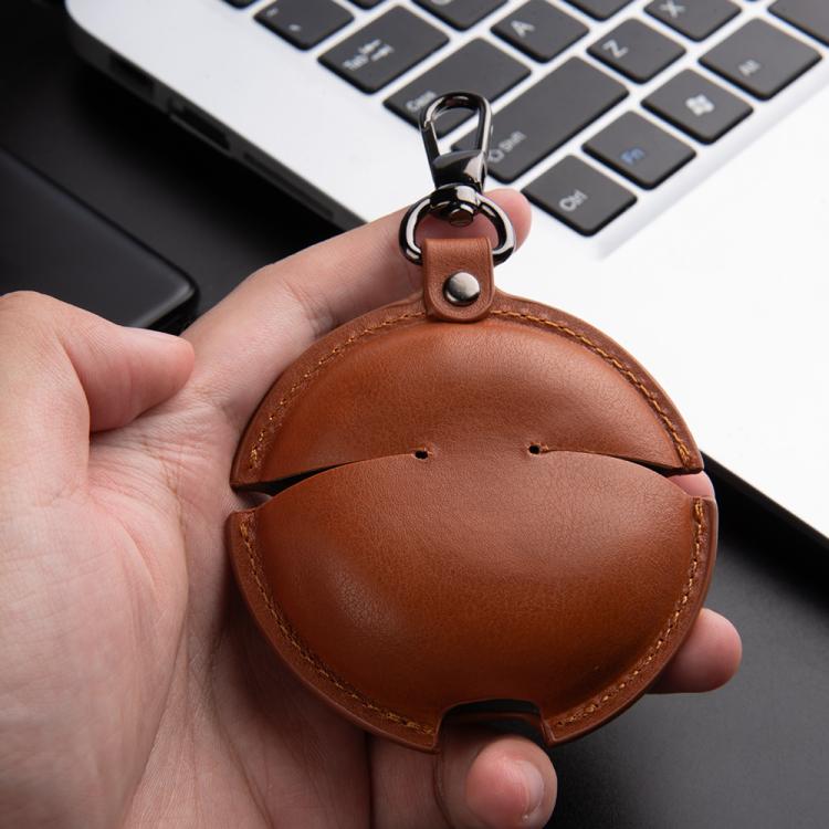 Business Leather Earphone Protective Case with Hook, For Huawei FreeBuds 7i, For Huawei FreeClip