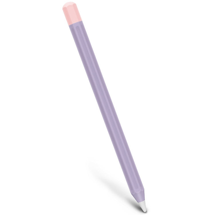 Stylus Touch Pen Split Contrast Color Silicone Protective Case, For Apple Pencil 2