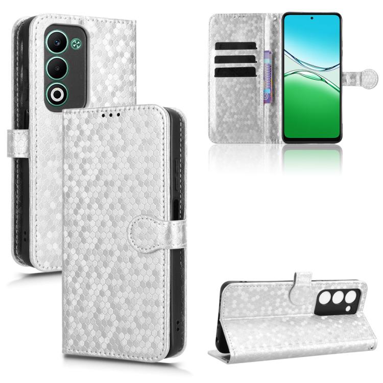 Honeycomb Dot Texture Leather Phone Case, For OPPO Find X9 Pro, For OPPO Reno14 F 5G, For OPPO A5x 5G / 4G Global, For OPPO A5 5G / 4G Global