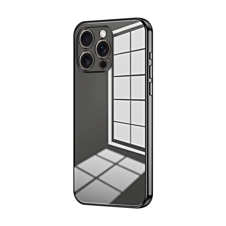 Transparent Plating Fine Hole Phone Case, For iPhone 17, For iPhone Air, For iPhone 16 Pro Max