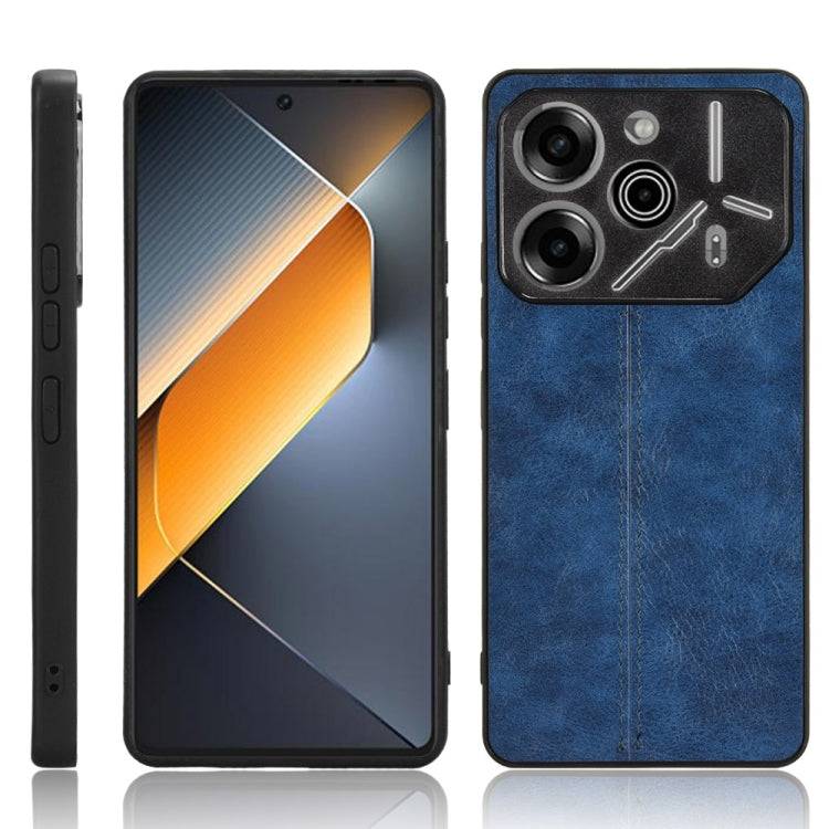 Cow Pattern Sewing Back Cover Phone Case, For Tecno Camon 30S / Camon 30S Pro, For Tecno Spark 30 Pro 4G, For Tecno Spark 30 4G, For Tecno Spark 30C, For Tecno Spark Go 1, For Tecno Pova 6 Pro 5G