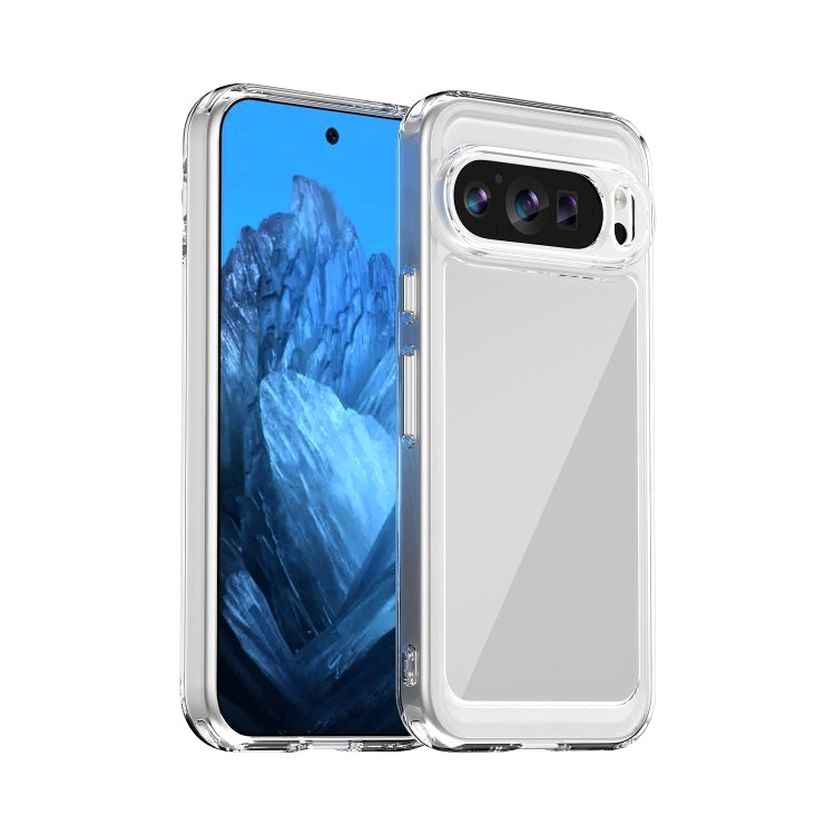 Colorful Series Acrylic Hybrid TPU Phone Case, For Google Pixel 9 Pro XL, For Google Pixel 9 Pro, For Google Pixel 9