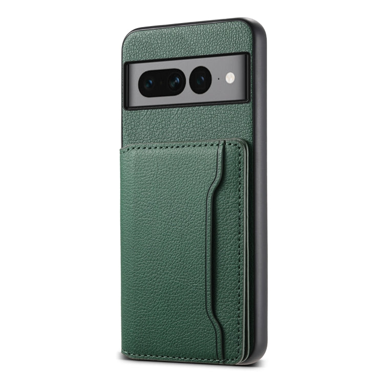 Calf Texture Card Bag Design Full Coverage Phone Case, For Google Pixel 10 Pro XL, For Google Pixel 10 Pro / 10, For Google Pixel 8a, For Google Pixel 8, For Google Pixel 7a, For Google Pixel 7 Pro 5G