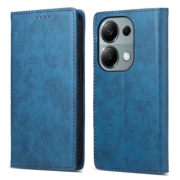 Business Solid Color Magnetic RFID Leather Phone Case, For Redmi K70 Ultra, For Redmi Note 13 Pro 4G