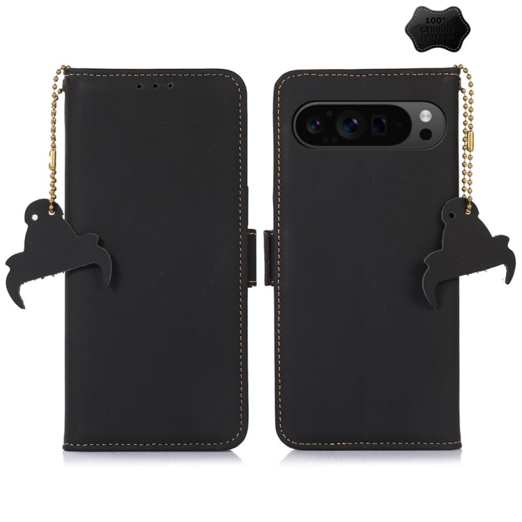Genuine Leather Magnetic RFID Leather Phone Case, For Google Pixel 10 Pro / 9 Pro, For Google Pixel 10 / 9