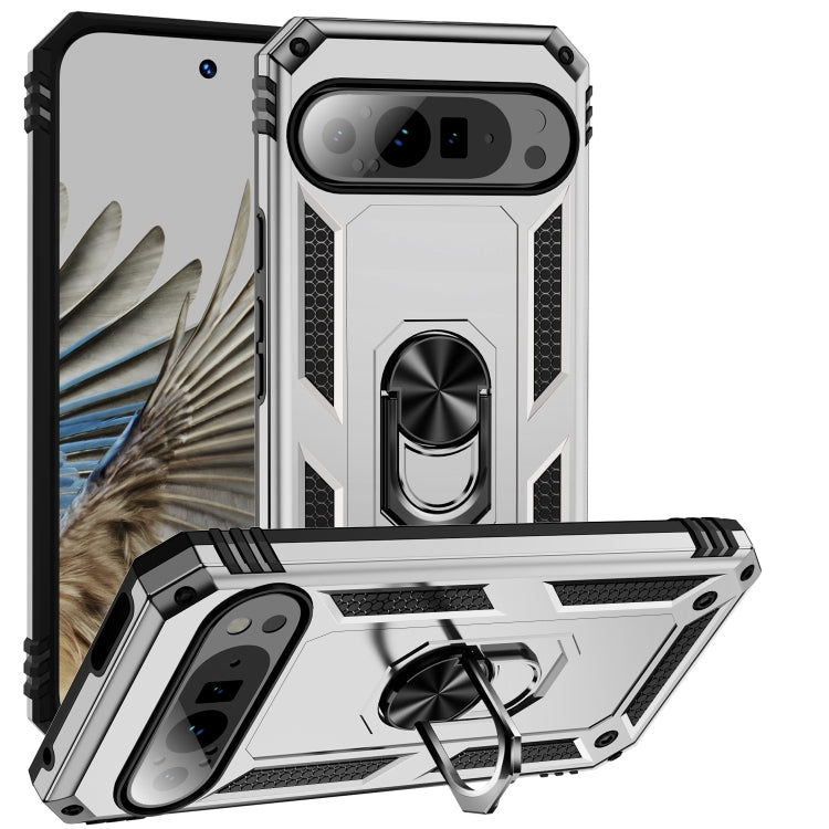 Shockproof TPU + PC Phone Case with Holder, For Google Pixel 10, For Google Pixel 9a, For Google Pixel 9 Pro XL
