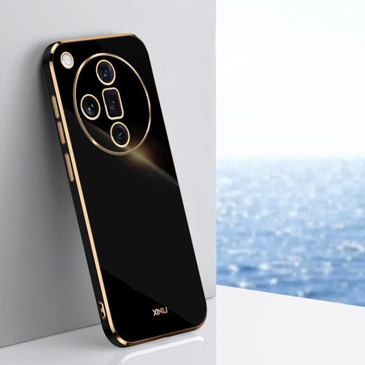 XINLI Straight Edge 6D Electroplate TPU Phone Case, For OPPO Reno11 F, For OPPO Find X7 5G