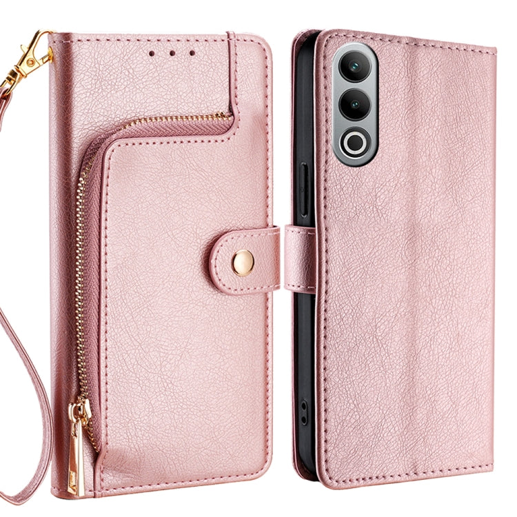 Zipper Bag Leather Phone Case, For OnePlus Ace 3 Pro 5G, For OnePlus Nord CE 4 Lite 5G, For OnePlus Ace 3V 5G, For OnePlus Nord CE4