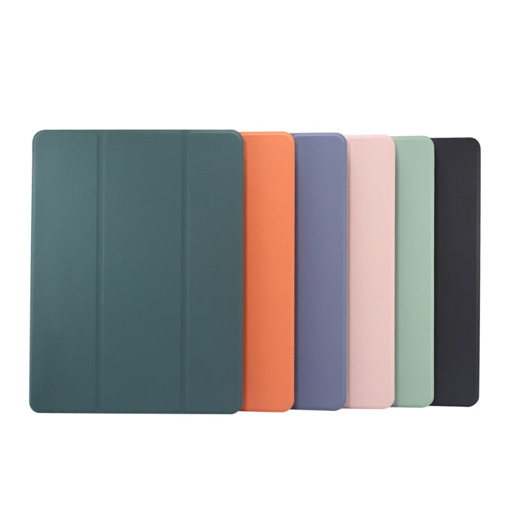3-folding Electric Pressed Skin Texture Leather Tablet Case, For iPad Pro 11 2025 / 2024, For iPad Air 11 2025 / 2024