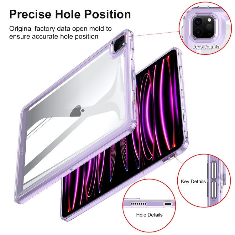 Transparent Acrylic Tablet Case, For iPad Air 11 2026 / 2025 / 2024, For iPad Pro 12.9 2022 / 2021 / 2020
