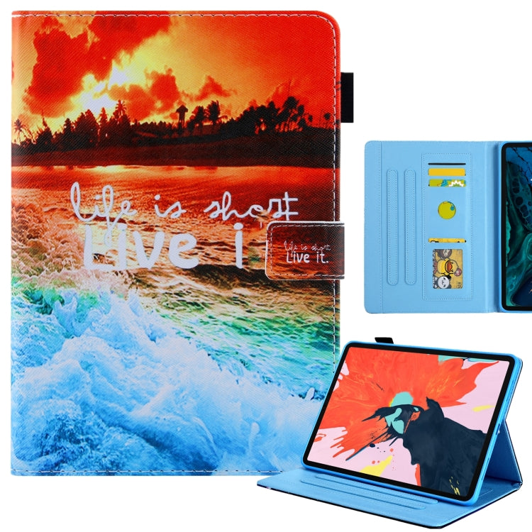 Colored Drawing Leather Smart Tablet Case, For iPad Pro 11 2025 / 2024
