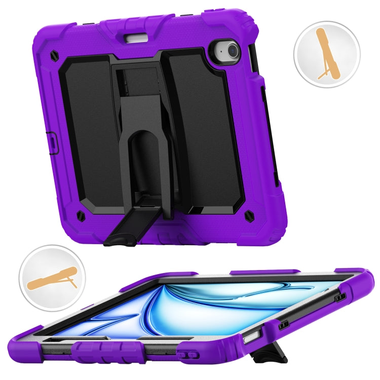 Silicone Hydric PC Tablet Case with Shoulder Strap & Holder, For iPad Air 11 2026 / 2025 / 2024