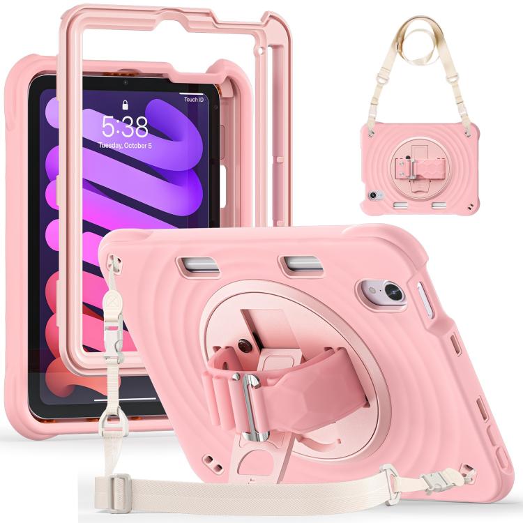 Rotation Holder Silicone Hybrid PC Tablet Case, For iPad Air 13 2026 / 2025 / 2024, For iPad Air 11 2026 / 2025 / 2024, For iPad Pro 13 2025 / 2024, For iPad Pro 11 2025 / 2024, For iPad 10th Gen 10.9 2022, For iPad mini 2024 / mini 6