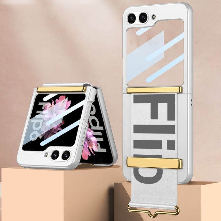 GKK Integrated Ultra-thin Wristband Holder Phone Case, For Samsung Galaxy Z Flip7 5G, For Samsung Galaxy Z Flip6 / Flip7 FE