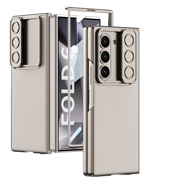 GKK Integrated Ultra-thin Sliding Window Leather Phone Case, For Samsung Galaxy Z Fold6