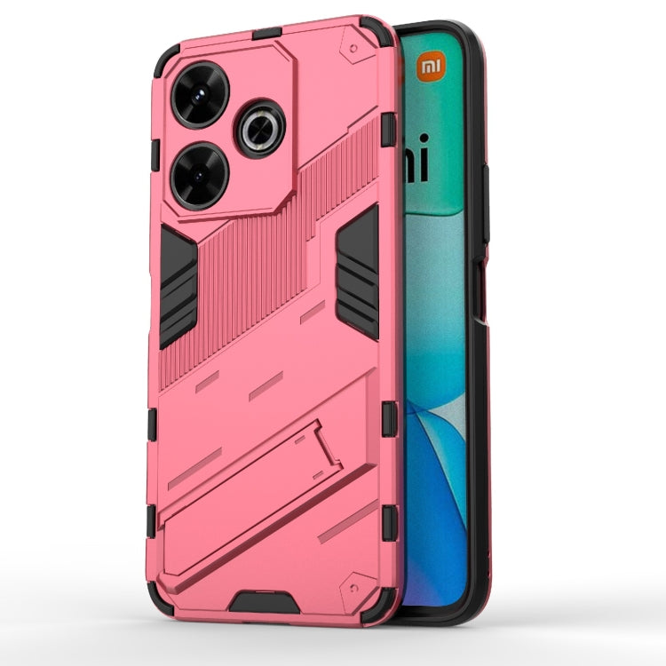 Punk Armor 2 in 1 PC + TPU Phone Case with Holder, For Xiaomi Redmi 13 4G