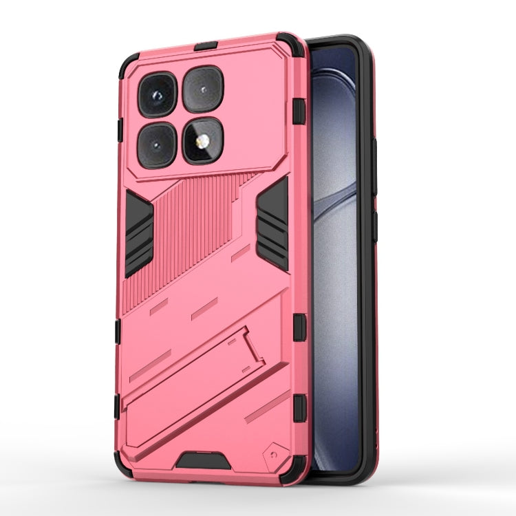 Punk Armor 2 in 1 PC + TPU Phone Case with Holder, For Redmi Note 14 5G, For Redmi 14C 4G Global, For Redmi K70 Ultra Global