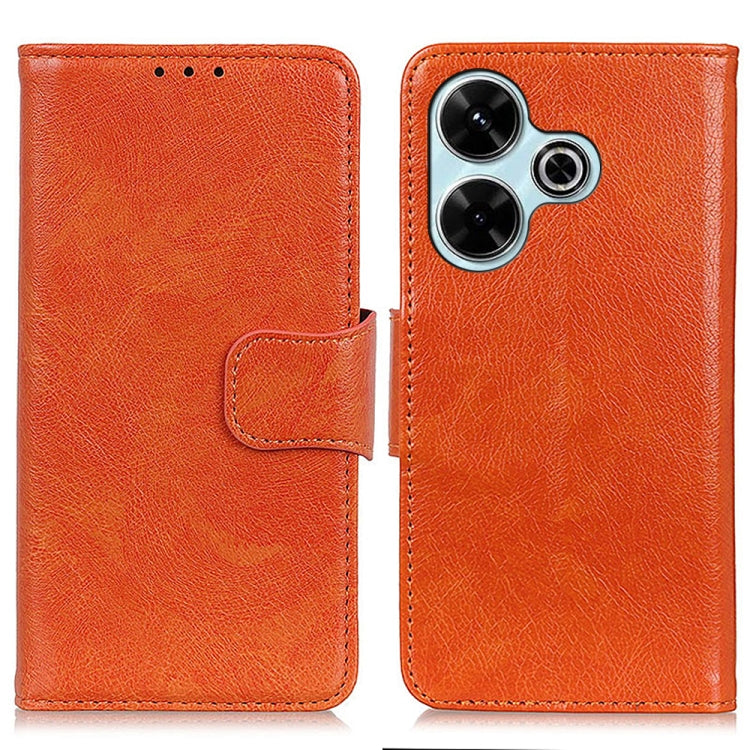 Nappa Texture Horizontal Flip Leather Phone Case, For Redmi Turbo 4 Pro, For Redmi Turbo 4, For Redmi 14C 4G, For Xiaomi Redmi 13 4G