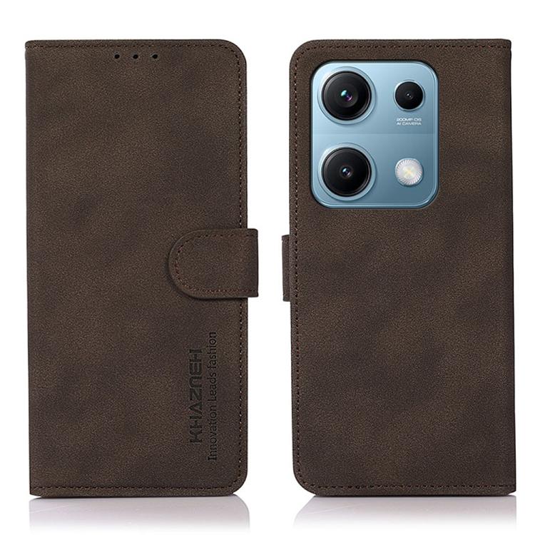 KHAZNEH Matte Texture Leather Phone Case, For Redmi 15 5G Global / 15 4G SEA, For Redmi 15 5G / 4G EU 171mm, For Redmi 13x, For Redmi A5 4G 173.3mm, For Redmi A5 4G 171.7mm / Poco C71, For Redmi Note 14S 4G
