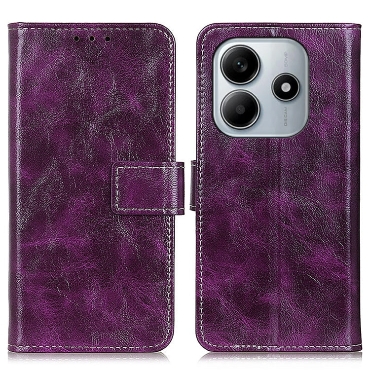 Retro Crazy Horse Texture Leather Phone Case