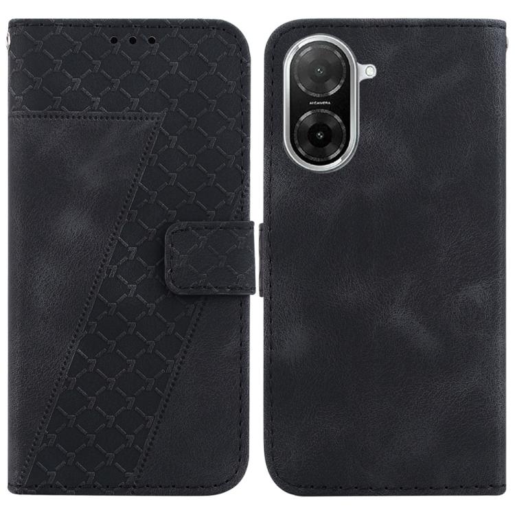 Seven-shaped Embossed Leather Phone Case