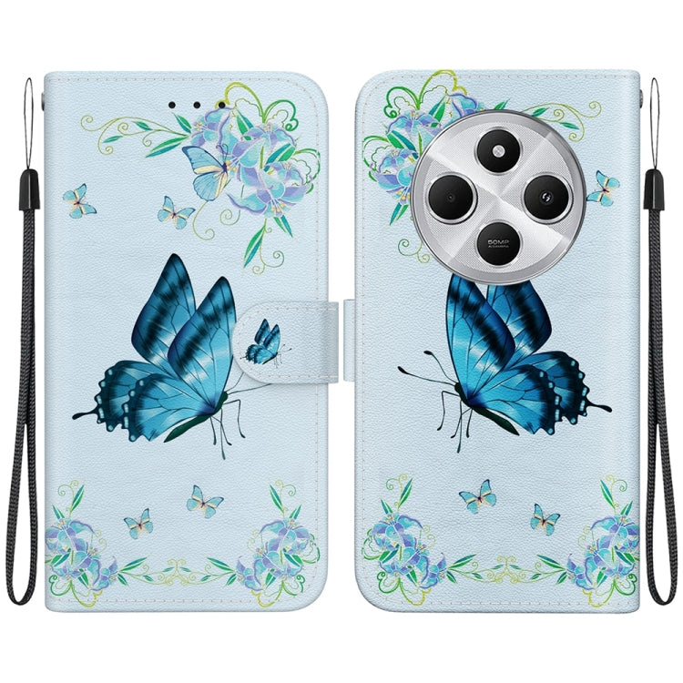 Crystal Texture Colored Drawing Leather Phone Case, For Redmi Note 14 Pro / Note 14 Pro+ 5G, For Redmi 14C 4G