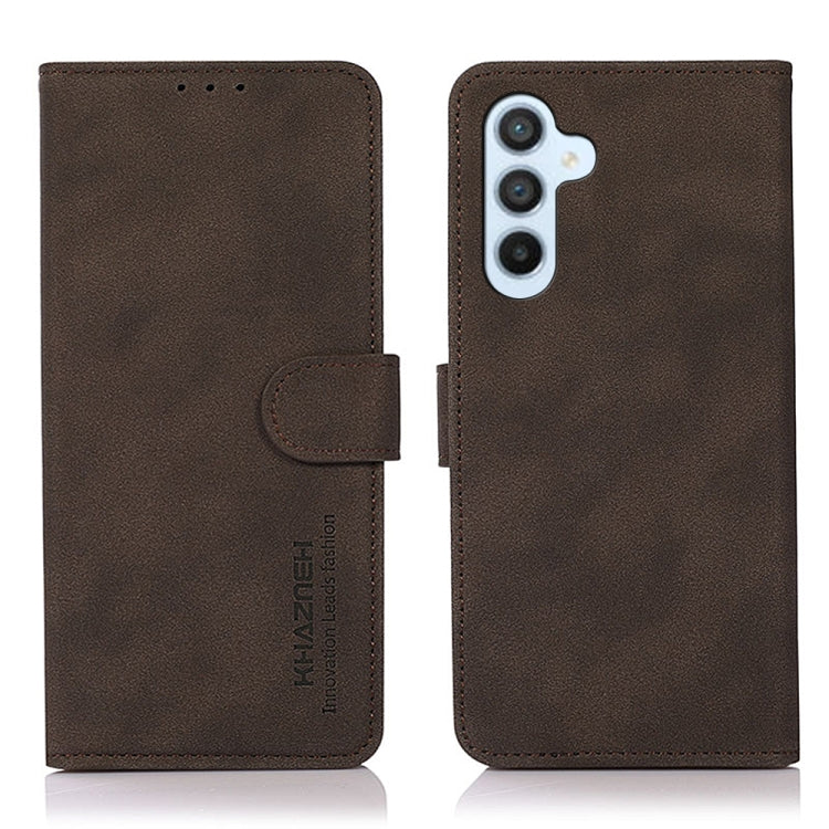 KHAZNEH Matte Texture Leather Phone Case, For Samsung Galaxy S25 Edge 5G, For Samsung Galaxy S25 Ultra 5G, For Samsung Galaxy S24 FE 5G