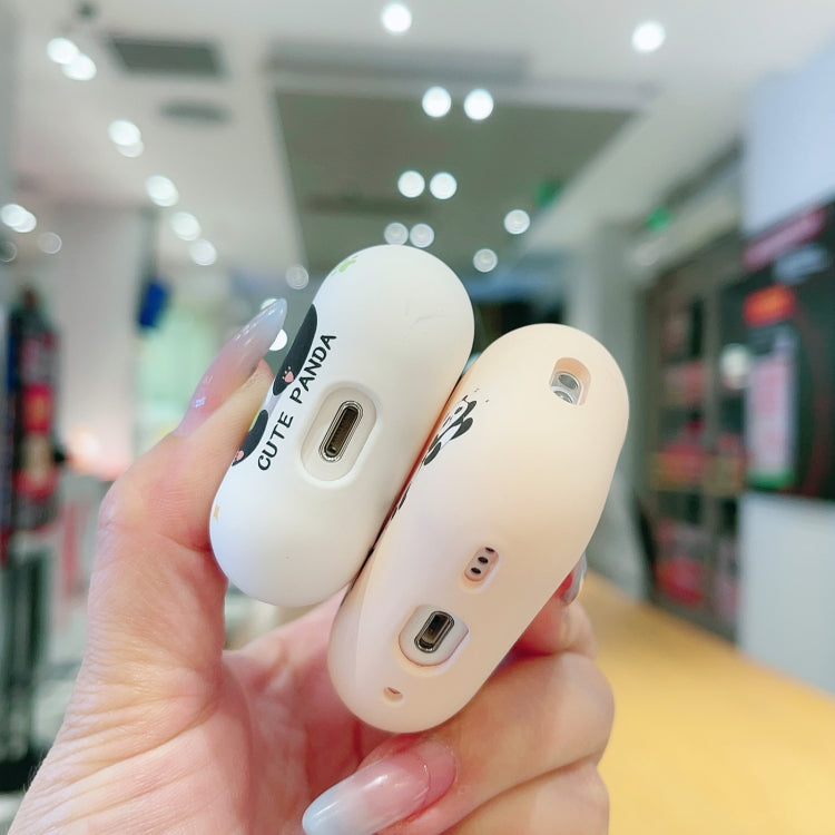 Panda Pattern Earbuds Box Frosted TPU Case, For AirPods Pro 2, For AirPods 3, For AirPods Pro, For AirPods 2 / 1