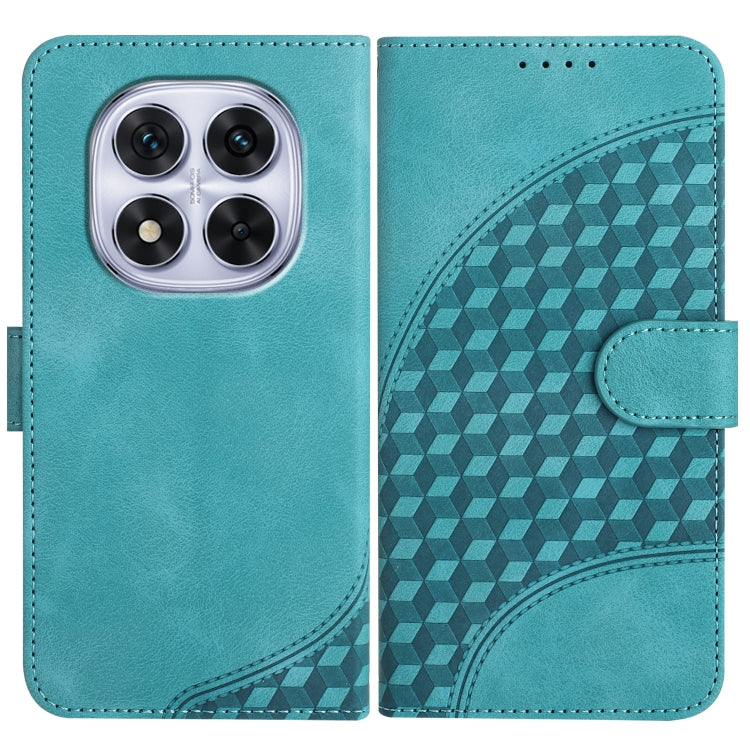 Elephant Head Embossed Phone Leather Case with Lanyard, For Redmi Note 14 5G, For Redmi Note 14 Pro+ 5G, For Redmi Note 14 Pro 5G