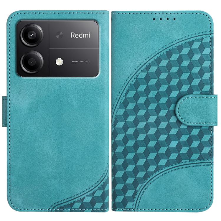 Elephant Head Embossed Phone Leather Case with Lanyard, For Redmi 13 4G, For Redmi Turbo 3 / Xiaomi Poco F6, For Redmi Note 13R Pro / Xiaomi Poco X6 Neo