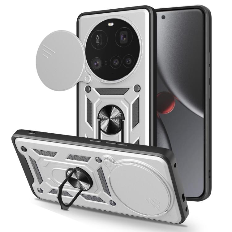 Sliding Camera Cover Design TPU+PC Phone Case, For Xiaomi 15T, For Xiaomi Poco F7 / Turbo 4 Pro, For Xiaomi 15 Ultra